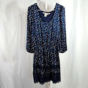 Max Studio Dress Blue Size XL